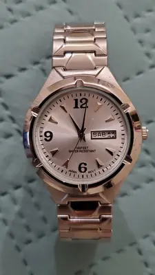 Metal Bezel Watch IF281 with Japan Movement, 100 ft Water Resistant