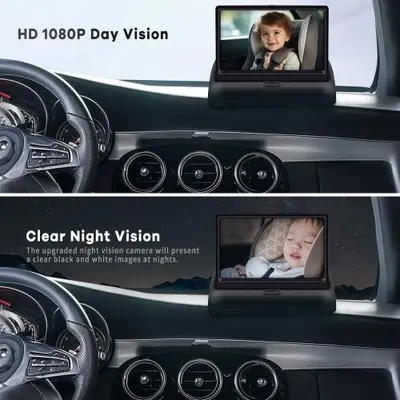 Car Baby Monitor Camera with Straps and Night Vision (No Screen) photo 7