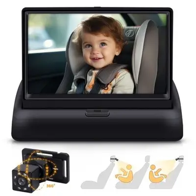 Car Baby Monitor Camera with Straps and Night Vision (No Screen) photo 4