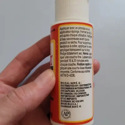 Mod Podge Gloss Water-Based Sealer and Decoupage Finish, 2 oz photo 3