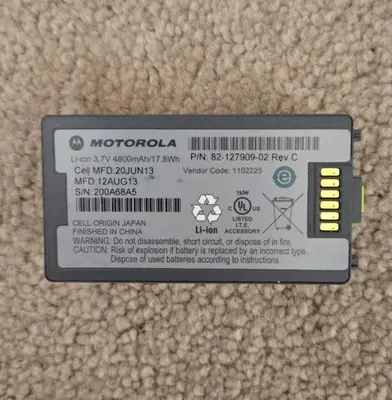 Original Battery 82-127909-02 for Symbol/Zebra MC3190, MC3100, MC3090