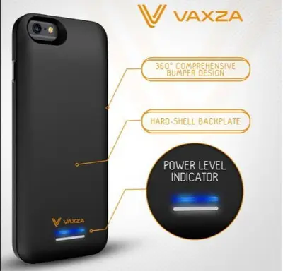 Vaxza iPhone 6 Battery Case, 3100 mAh Power Bank photo 3