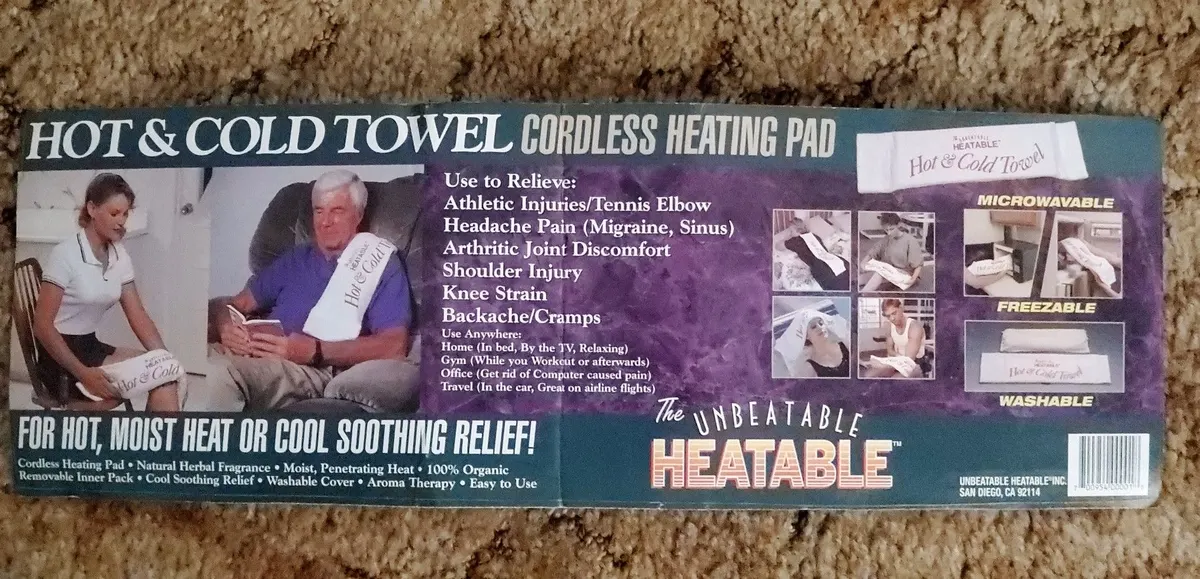 Cordless Hot and Cold Towel Heating Pad