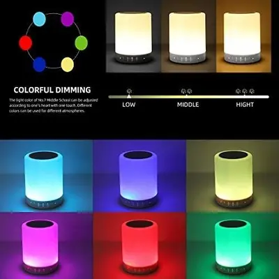 Night Light Bluetooth Speaker with Touch Control photo 6