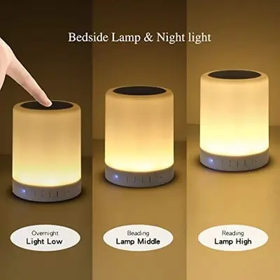 Night Light Bluetooth Speaker with Touch Control photo 7