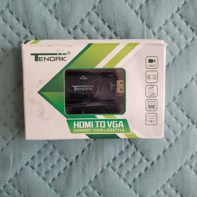 Tendak HDMI to VGA Converter, Active 1080P, Gold-Plated