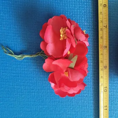 Fabric Flowers in 9 Colors photo 5