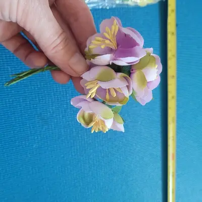 Fabric Flowers in 9 Colors photo 6