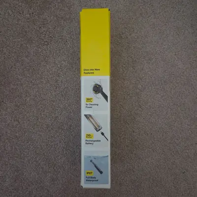 Hoto Cordless Electric Spin Scrubber Wand, 10 in, IPX7 Waterproof photo 3
