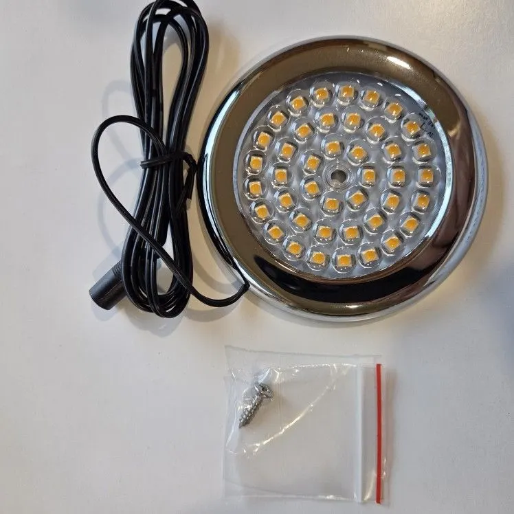 High-Output LED Under-Cabinet Disc Spotlight, 3.5 in, 250 Lumens