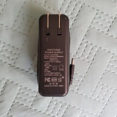 Powermat 18V 834mA Power Supply AC Adapter