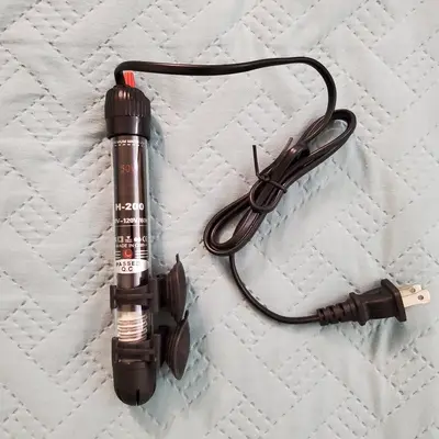 50W Submersible Aquarium Heater for 10-20 Gallon Tanks, 8 in