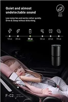 Lapurifier Car Air Purifier Ionizer, 12 Million Negative Ions photo 6