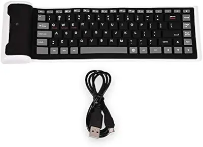 Foldable Portable Waterproof Mini Bluetooth Keyboard photo 4