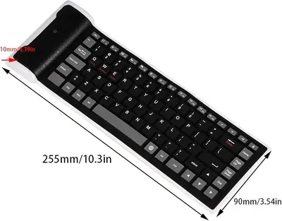 Foldable Portable Waterproof Mini Bluetooth Keyboard photo 3