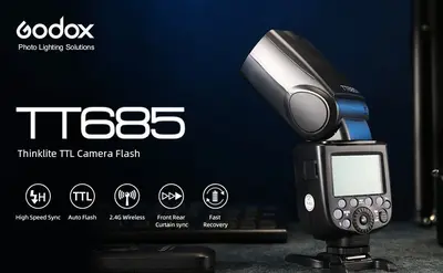 Godox TT685S Flash with Xpro-S Trigger Kit, 2.4G HSS TTL photo 8