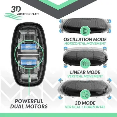 Bluefin Fitness Dual-Motor 3D Vibration Platform photo 6