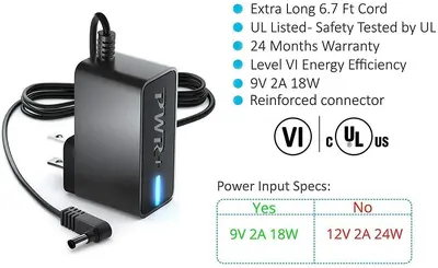 PWR+ Power Adapter for Brother P-Touch AD24 Label Makers photo 3