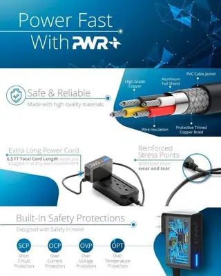 PWR+ Power Adapter for Brother P-Touch AD24 Label Makers photo 4