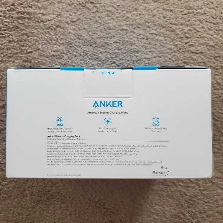 Anker Y1822 Wireless Charging Dock for Kindle Paperwhite Signature Edition