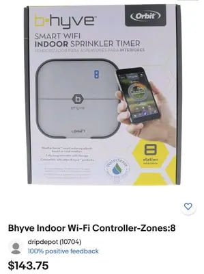Orbit B-hyve 8-Zone Indoor Wi-Fi Sprinkler Controller