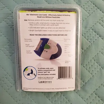 Nix Electronic Lice Comb, Chemical-Free photo 2