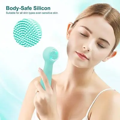 Electric Silicone Facial Cleansing Brush, Waterproof and Heated photo 5