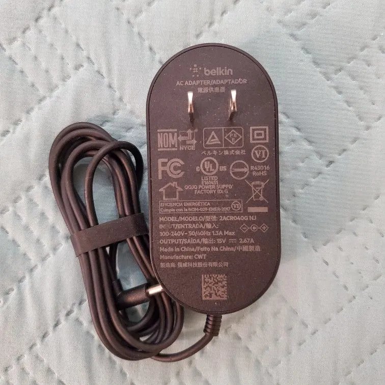 Power Adapter for Belkin MagSafe 3-in-1 15W Wireless Charger