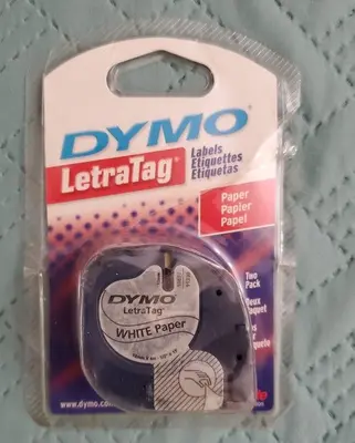 DYMO LetraTag Plastic Tape Cassette photo 3