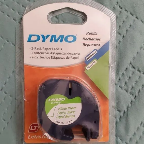 DYMO LetraTag Plastic Tape Cassette