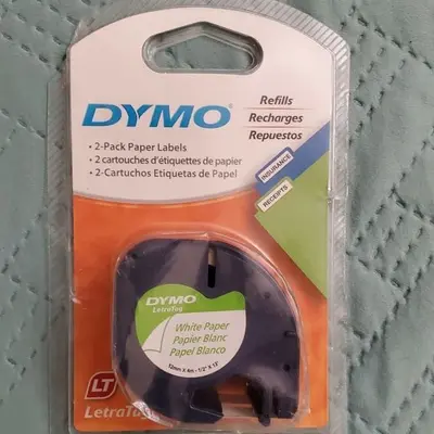 DYMO LetraTag Plastic Tape Cassette