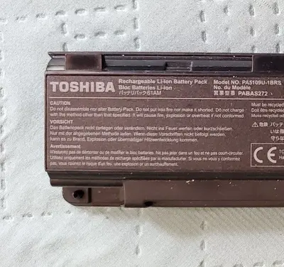 Genuine Toshiba PA5109U-1BRS Laptop Battery, 10.8V 48Wh photo 2