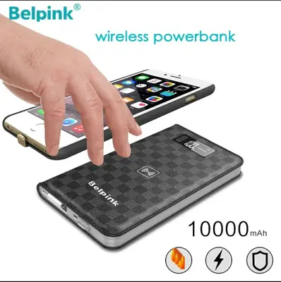 Belpink 10000mAh Quick Charge Power Bank with Qi Wireless Charger photo 5