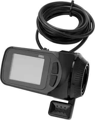Ebike Controller 36-60V 350W with Display Panel and Thumb Throttle