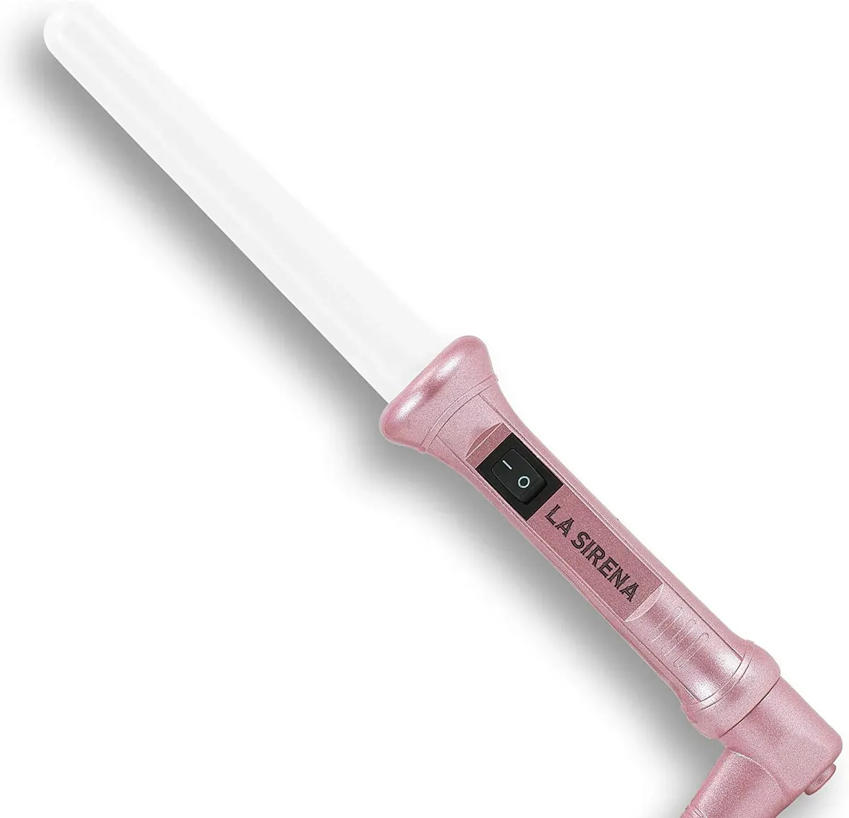 La Sirena Tourmaline Graduated Barrel 1" Curling Iron, Blush Pink