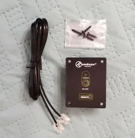 KRIEGER KMR100 12V Inverter Remote Cable Kit