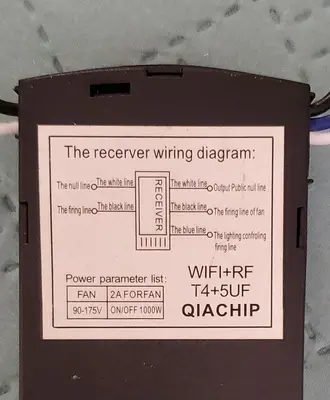 QIACHIP Ceiling Fan WiFi Smart Universal Receiver photo 2