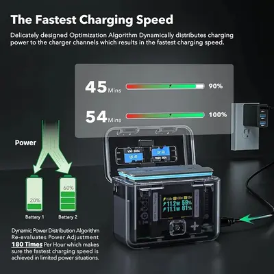 X4 Fast Battery Charger Hub for Insta360 X4 photo 4