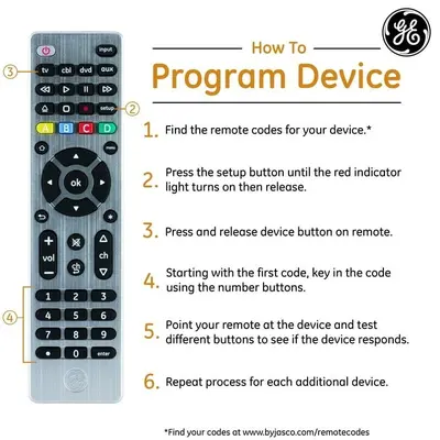 General Electric 33709 Universal Remote Control photo 3