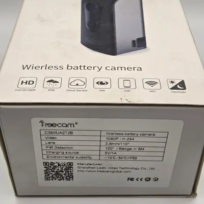 FREECAM 1080P Outdoor Battery Security Camera with PIR Motion Detection photo 8