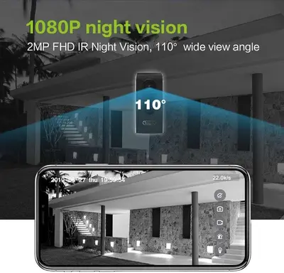 FREECAM 1080P Outdoor Battery Security Camera with PIR Motion Detection photo 2