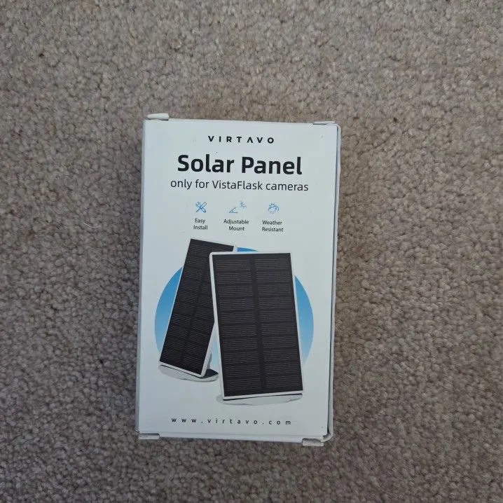 Waterproof Solar Panels with Micro USB, 2-Pack