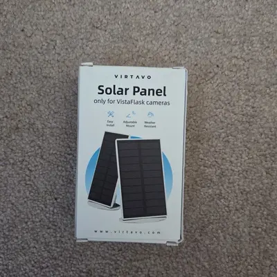 Waterproof Solar Panels with Micro USB, 2-Pack