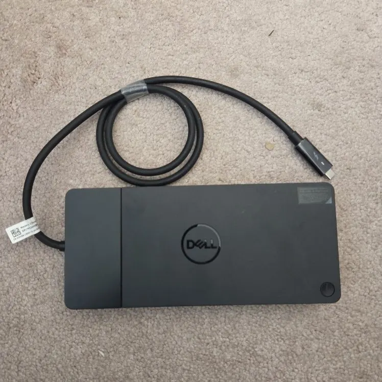 Dell WD19TBS Thunderbolt Dock, 130W Power Delivery, 180W AC