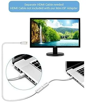 BlueRigger Mini DisplayPort to HDMI Female Adapter Cable photo 5