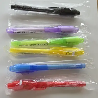 Spy Pen with Invisible Ink and Blacklight