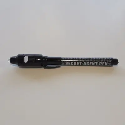 Spy Pen with Invisible Ink and Blacklight photo 2