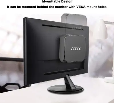 ACEPC AK1 Mini PC, Celeron, 8GB DDR3, 120GB SSD, Windows 10, 4K photo 4