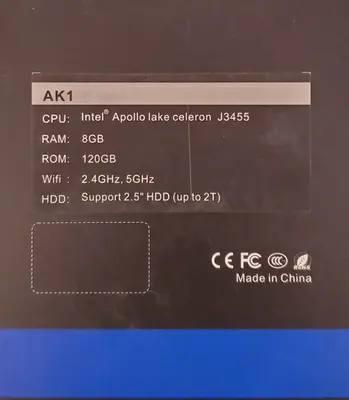 ACEPC AK1 Mini PC, Celeron, 8GB DDR3, 120GB SSD, Windows 10, 4K photo 2