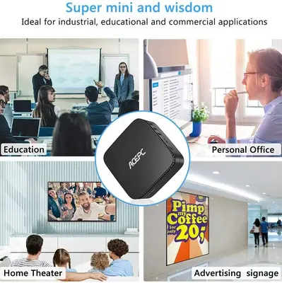 ACEPC AK1 Mini PC, Celeron, 8GB DDR3, 120GB SSD, Windows 10, 4K photo 11